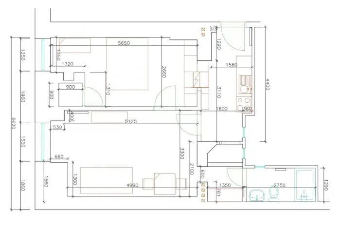 Prodej bytu 2+kk, Praha - Dejvice, Zemědělská, 46 m2