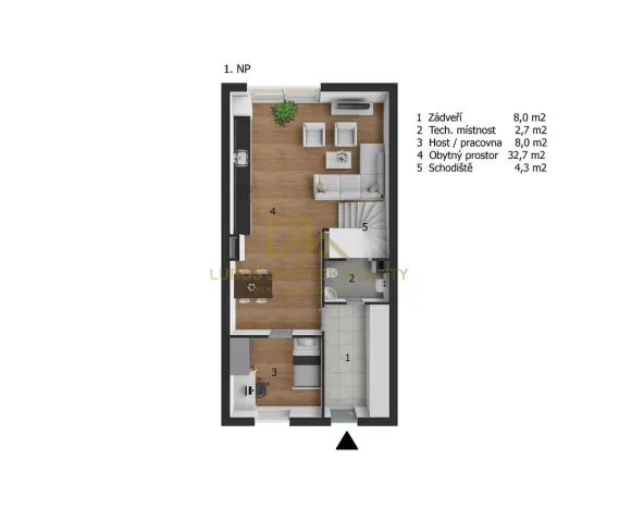 Prodej rodinného domu, Hůry, Adamovská, 112 m2