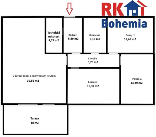 Prodej rodinného domu, Kounice, 122 m2