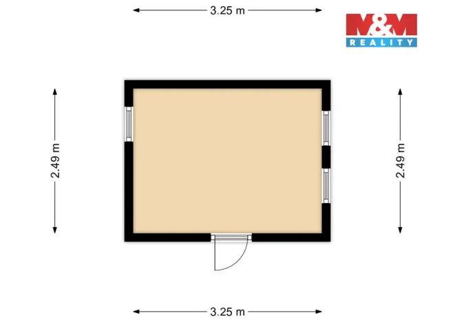 Prodej chaty, Hradec Králové - Svobodné Dvory, Zahrádkářská osada Dolíky, 14 m2