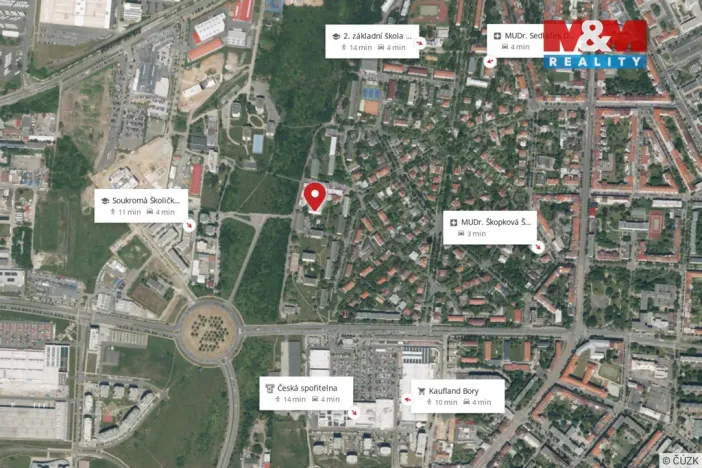 Prodej bytu 1+1, Plzeň - Jižní Předměstí, Čermákova, 43 m2