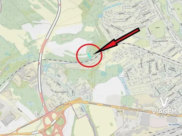 Prodej zahrady, Chomutov, 1206 m2