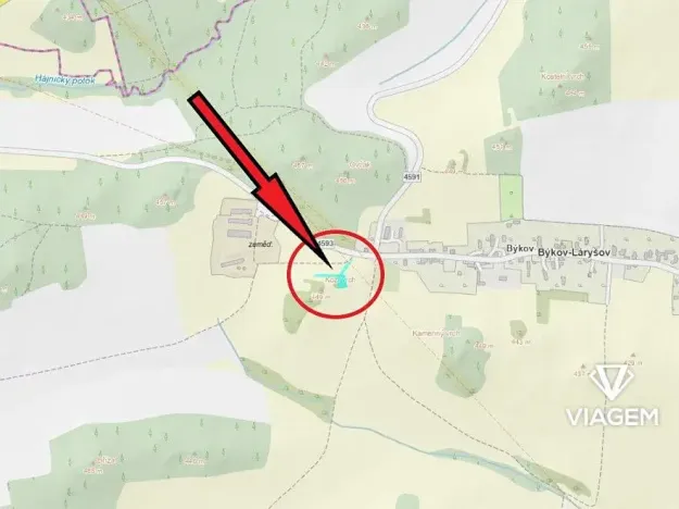 Prodej pole, Býkov-Láryšov, 1581 m2