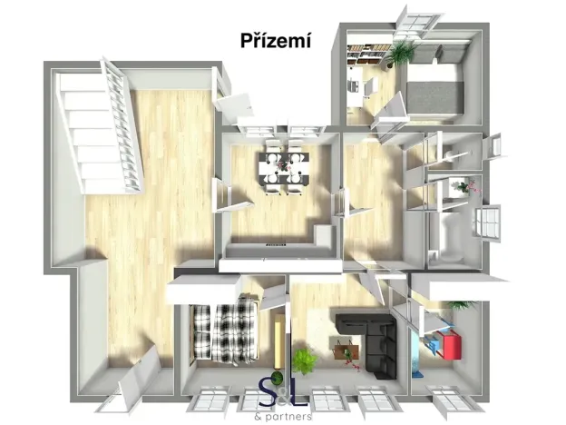 Prodej rodinného domu, Mimoň, nám. 1. máje, 256 m2