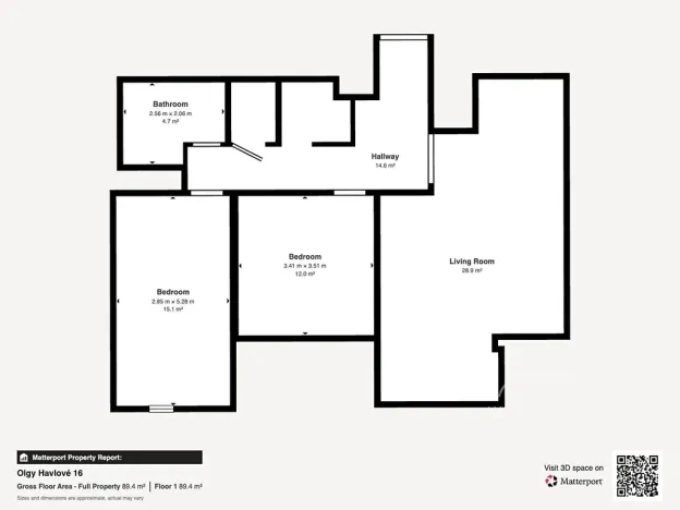 Pronájem bytu 3+kk, Praha - Žižkov, Olgy Havlové, 76 m2