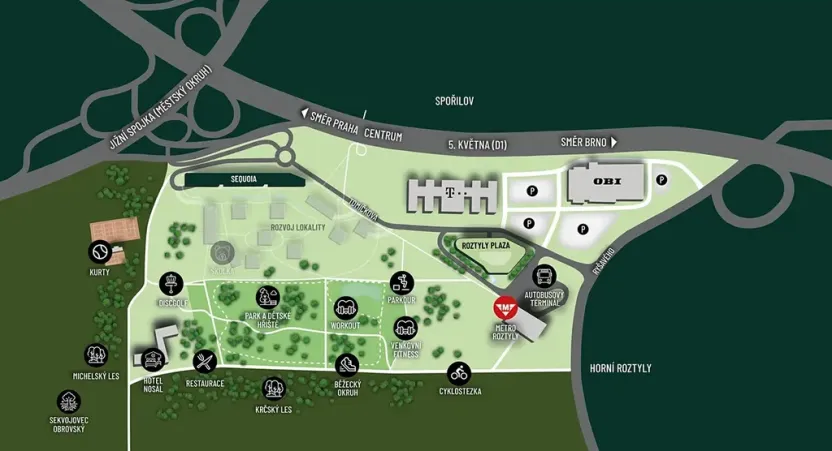 Pronájem kanceláře, Praha - Chodov, Tomíčkova, 1500 m2