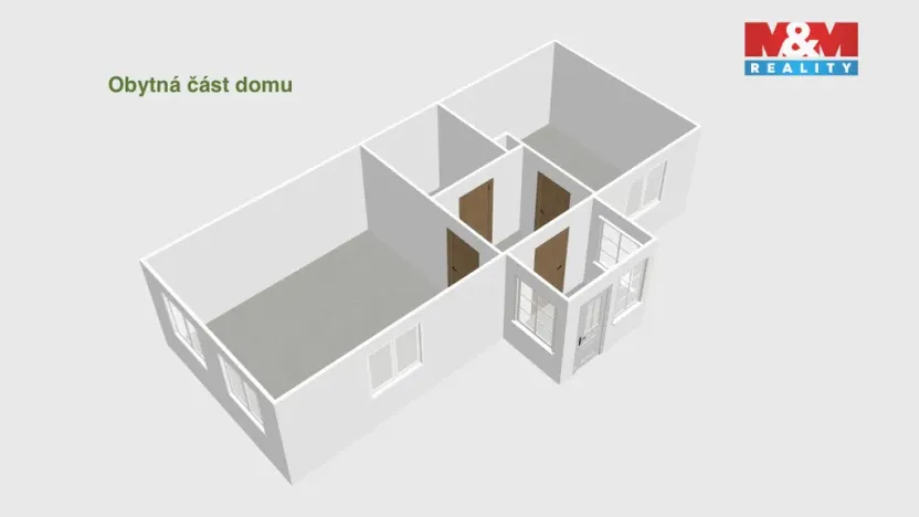 Prodej rodinného domu, Častohostice, 49 m2