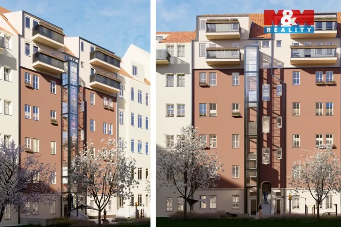 Prodej bytu 2+kk, Praha - Smíchov, Grafická, 35 m2