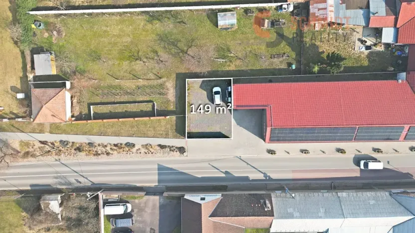 Pronájem komerčního pozemku, Březí, Dunajovická, 149 m2