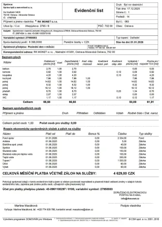 Prodej bytu 3+1, Ostrava, Ahepjukova, 67 m2