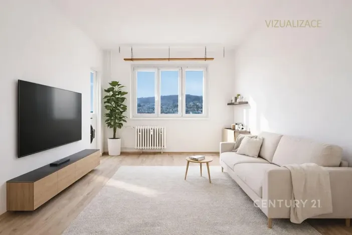 Pronájem bytu 1+1, Most, Jaroslava Vrchlického, 34 m2