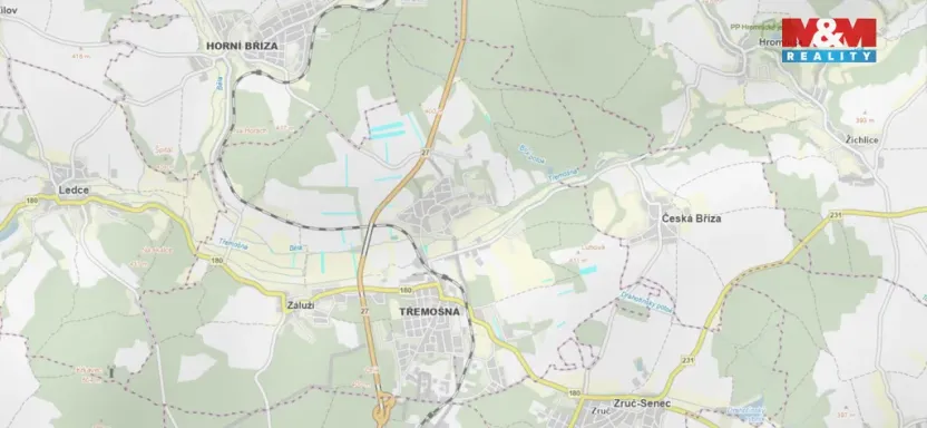 Prodej louky, Třemošná, 16129 m2