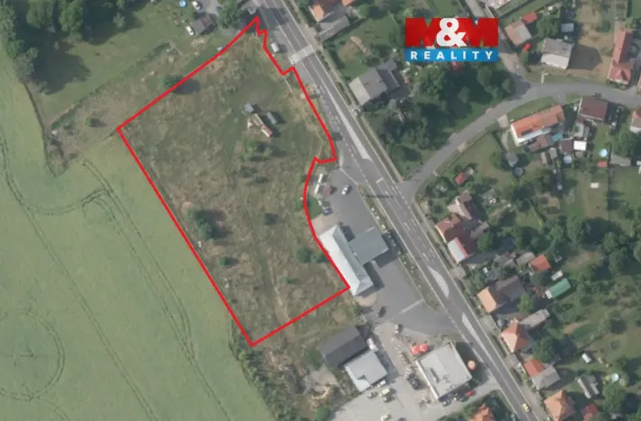 Pronájem komerčního pozemku, Horky, 9400 m2