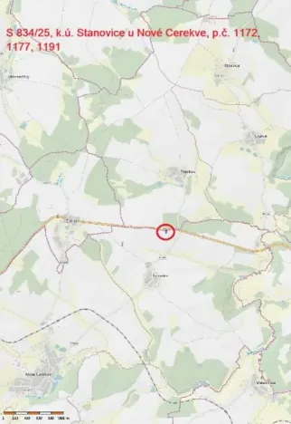 Prodej lesa, Nová Cerekev, 1967 m2