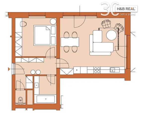 Prodej bytu 2+kk, Halenkov, 58 m2