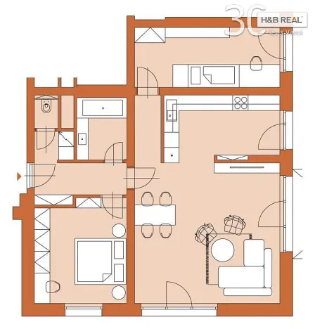 Prodej bytu 3+kk, Halenkov, 95 m2