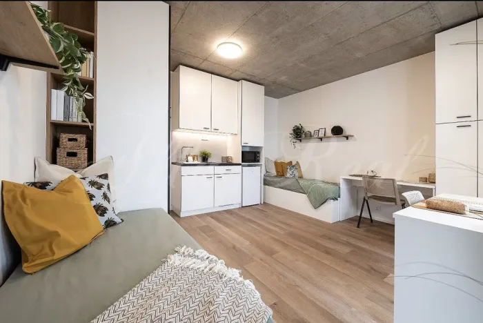 Pronájem bytu 1+kk, Brno - Zábrdovice, Bratislavská, 35 m2