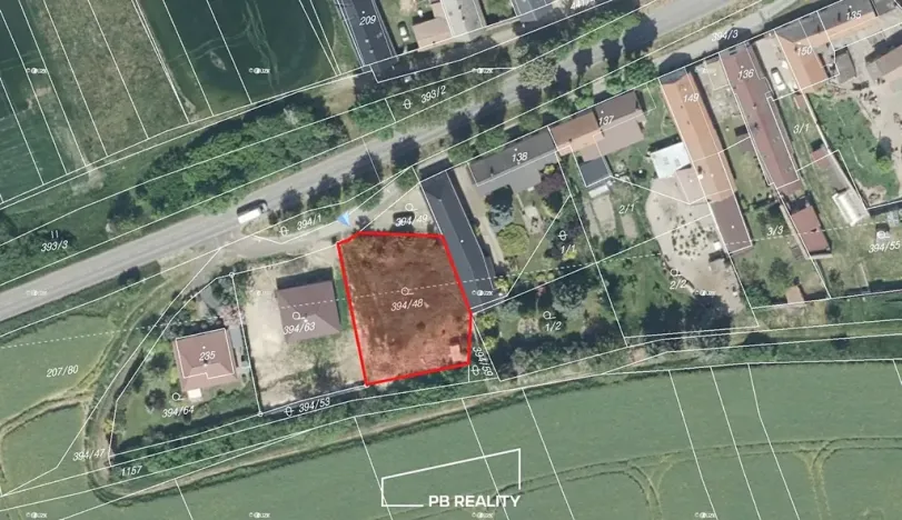 Prodej zahrady, Peruc, 747 m2