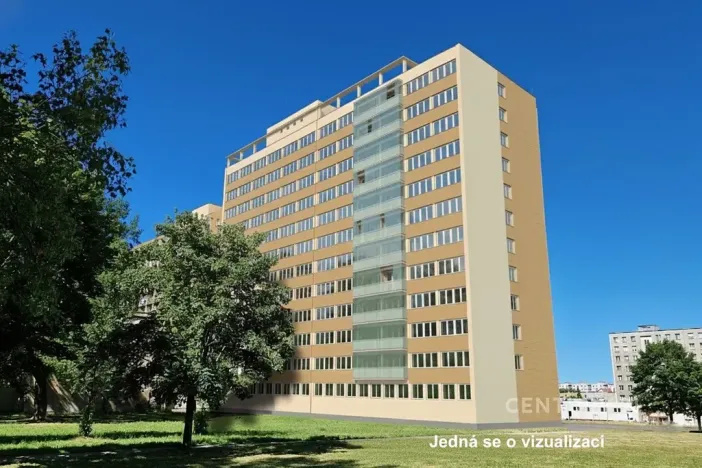 Pronájem bytu 2+kk, Ostrava, U Studia, 36 m2