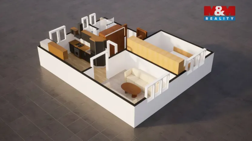 Prodej bytu 2+1, Stráž pod Ralskem, Revoluční, 66 m2