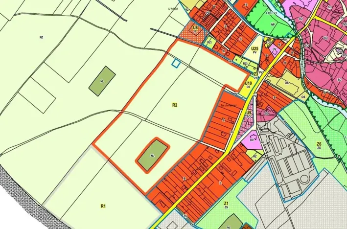Prodej pozemku pro bydlení, Údlice, Kamenná cesta, 25226 m2