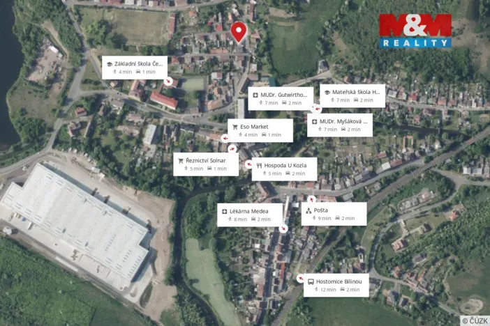 Prodej rodinného domu, Hostomice, Palackého, 150 m2