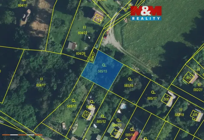 Prodej zahrady, Kosov, 370 m2