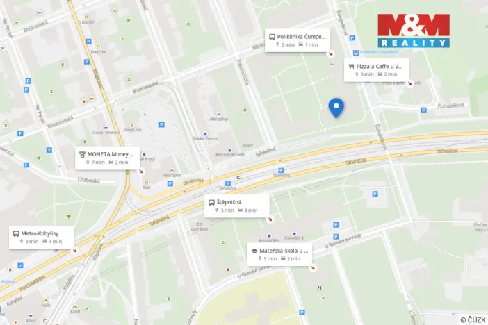 Prodej bytu 3+1, Praha - Kobylisy, Střelničná, 75 m2