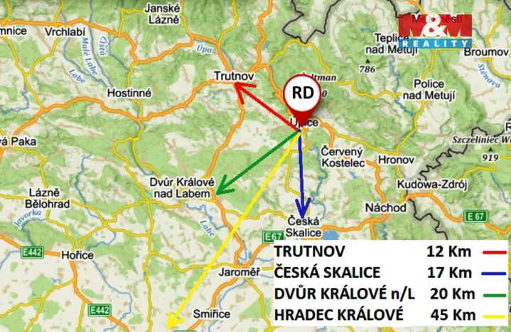 Prodej chaty, Úpice, 30 m2