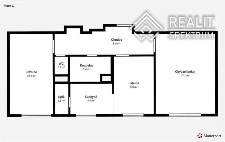 Prodej bytu 3+kk, Verměřovice, 62 m2