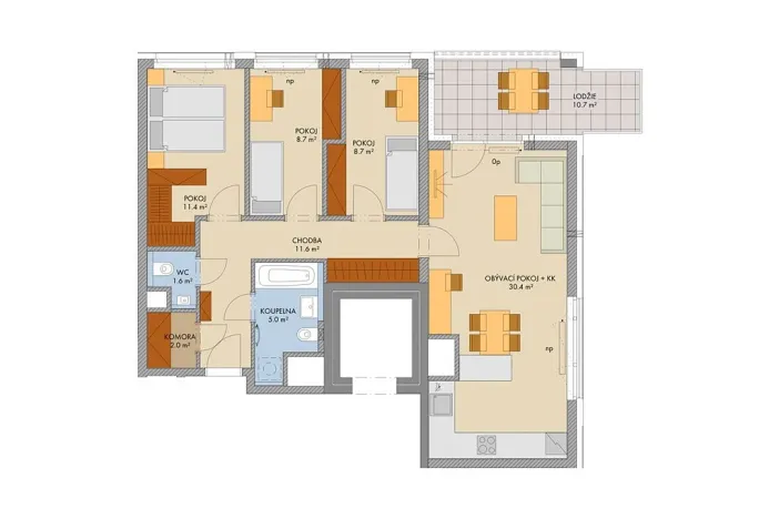 Prodej bytu 4+kk, Praha, Svitákova, 84 m2