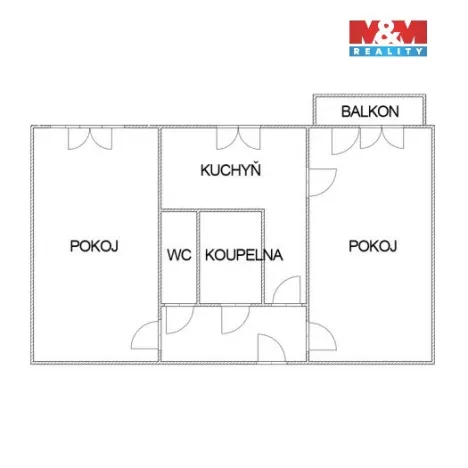 Prodej bytu 2+1, Ostrava - Poruba, Opavská, 58 m2