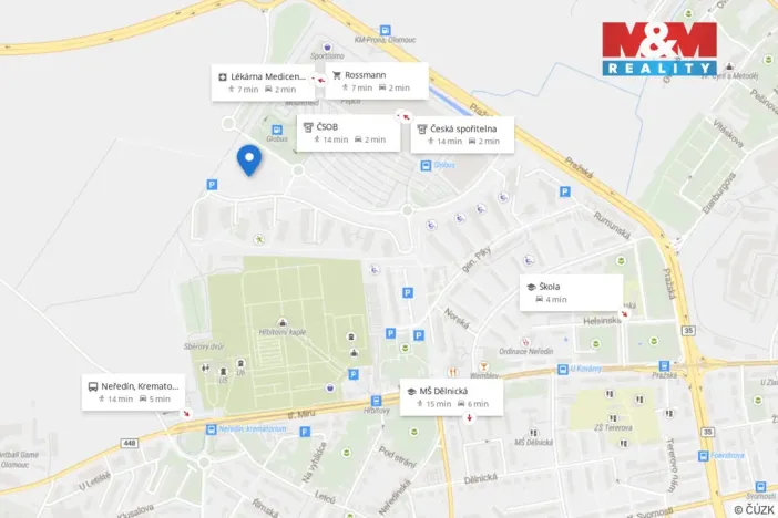 Pronájem bytu 3+kk, Olomouc - Řepčín, Aloise Rašína, 79 m2