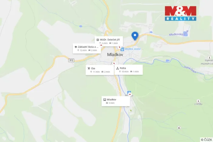 Prodej bytu 3+kk, Mladkov, 70 m2