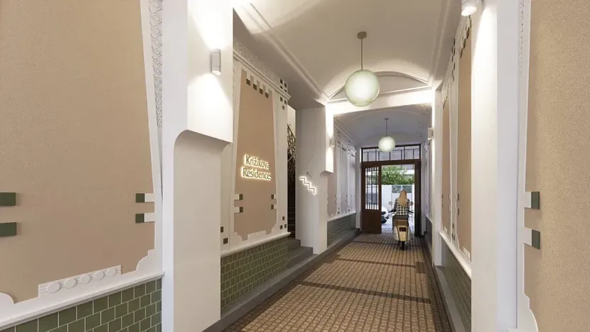 Prodej bytu 2+kk, Praha - Karlín, Křižíkova, 46 m2