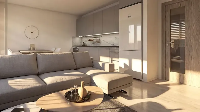 Prodej bytu 2+kk, Tuchoměřice, 56 m2