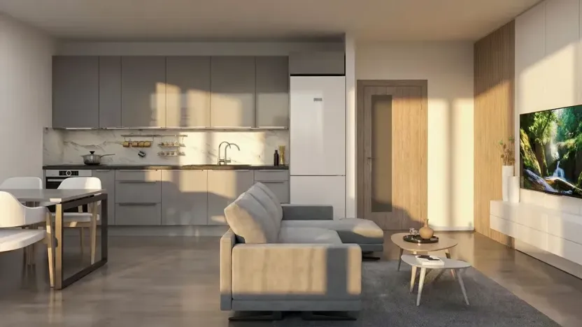 Prodej bytu 2+kk, Tuchoměřice, 56 m2