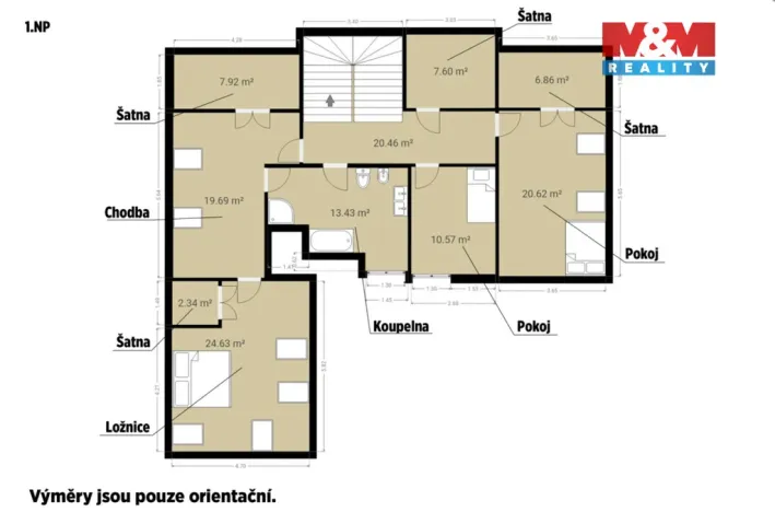 Prodej rodinného domu, Psáry, Pod Skalou, 218 m2