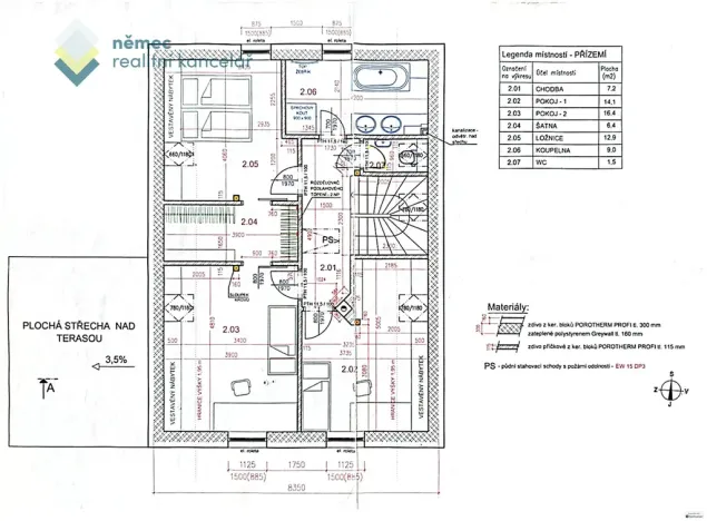 Pronájem rodinného domu, Sobotka, Za školou, 140 m2