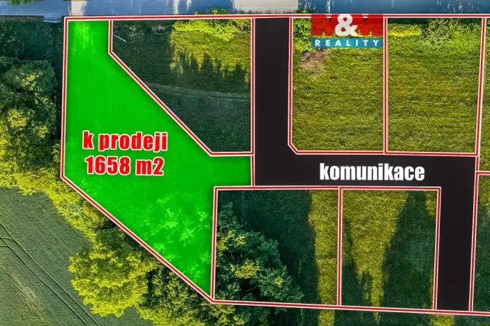 Prodej pozemku pro bydlení, Hrobice, 1658 m2