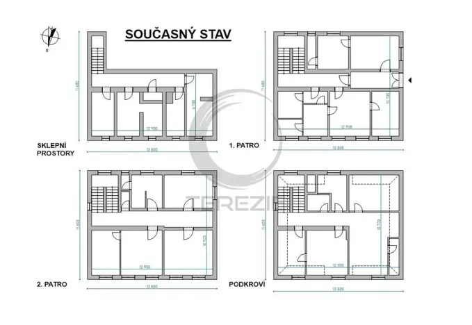Prodej rodinného domu, Ústí nad Labem, K Přejezdu, 382 m2