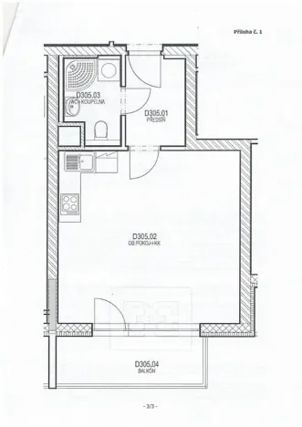 Pronájem bytu 1+kk, Praha - Uhříněves, U uhříněveské obory, 32 m2