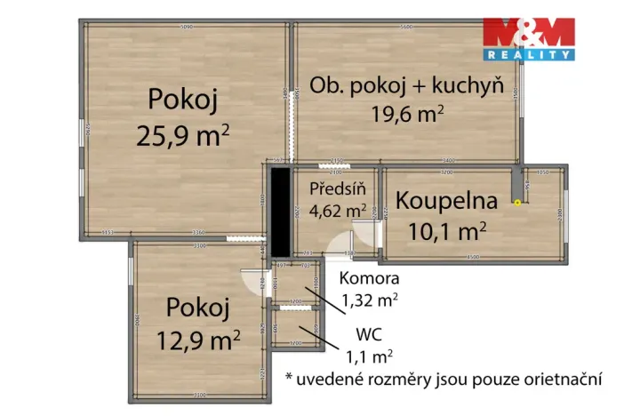 Prodej bytu 2+1, Plzeň, Masarykova, 88 m2