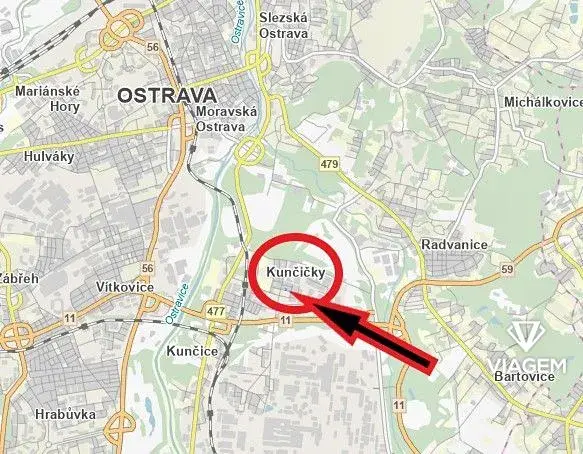 Prodej podílu zahrady, Ostrava, 288 m2