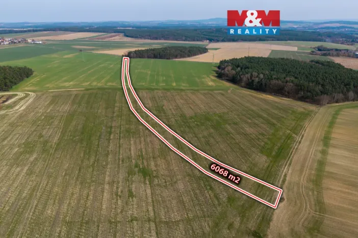 Prodej pole, Třemošná, 6068 m2