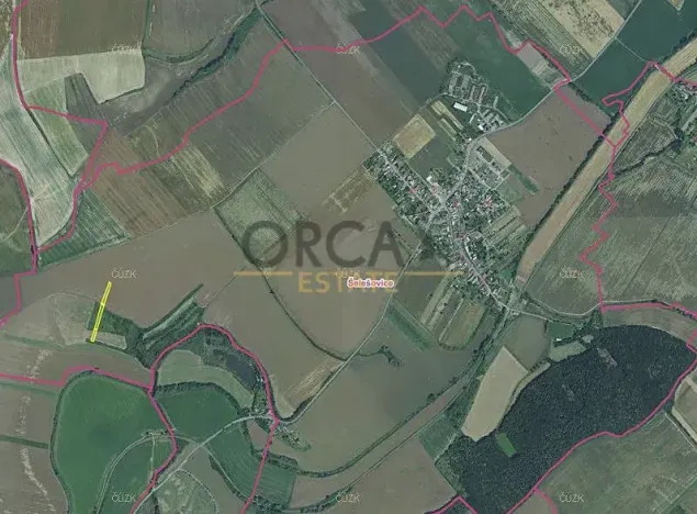 Prodej podílu pole, Šelešovice, 1808 m2