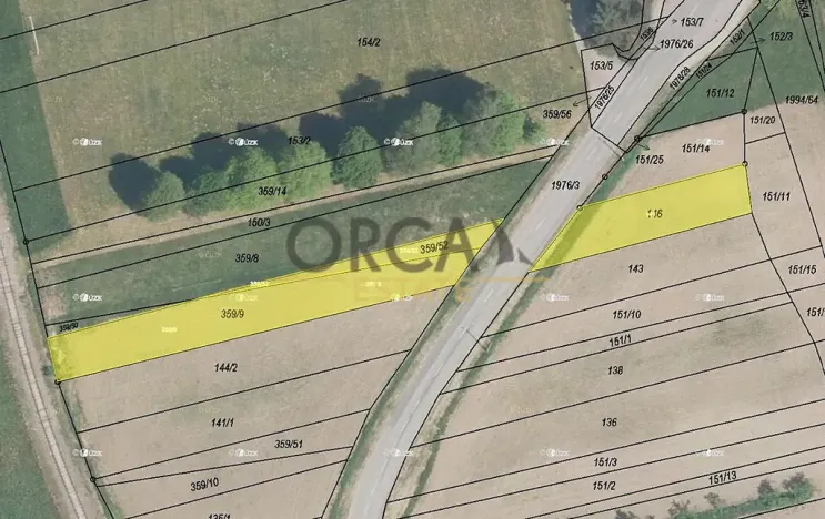 Prodej pole, Mouchnice, 1305 m2