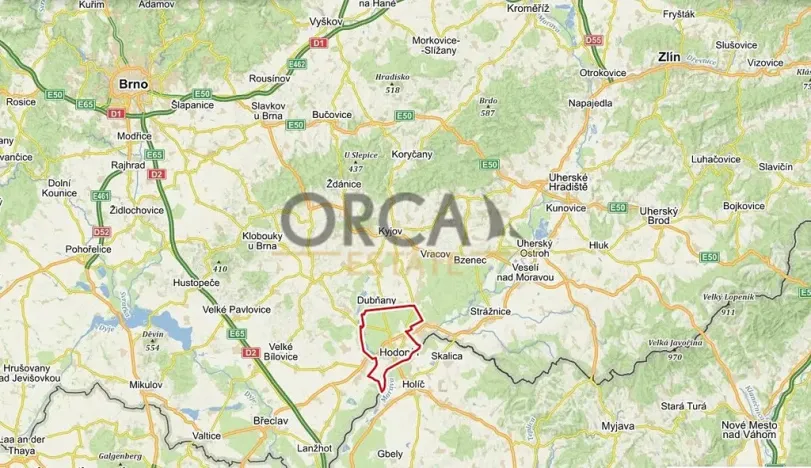 Prodej podílu zahrady, Hodonín, 1033 m2