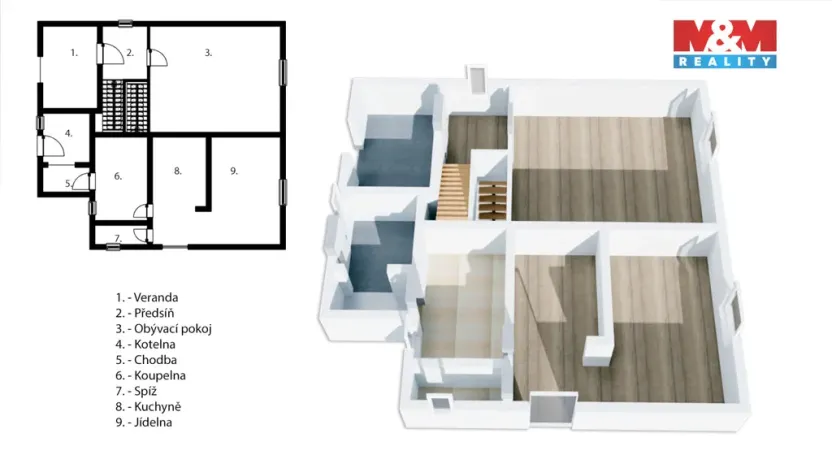 Prodej rodinného domu, Vítězná - Komárov, 128 m2