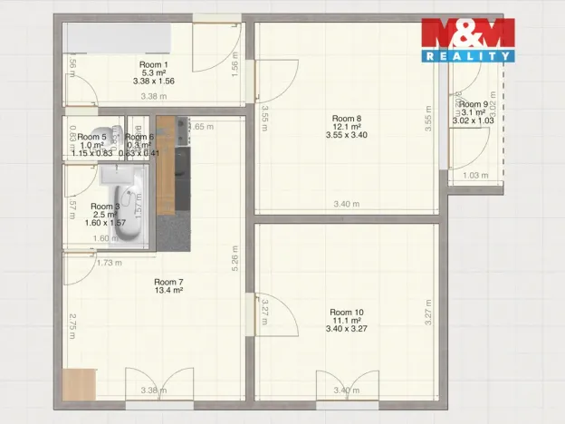 Prodej bytu 2+1, Nejdek, Okružní, 50 m2